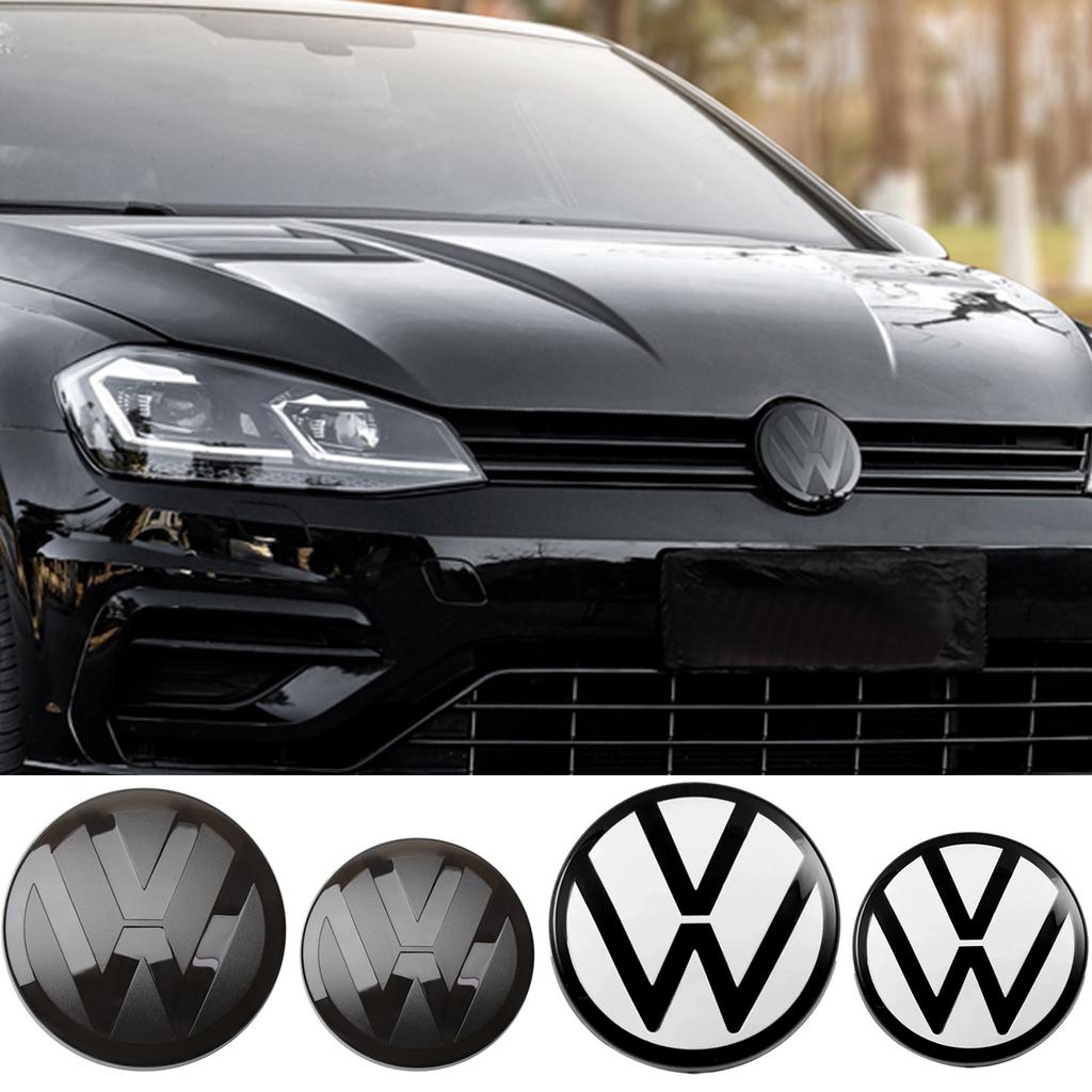 For Volkswagen 1/2PCS Auto Front Grill Badge Rear Trunk Emblem Cover Sticker For VW Volkswagen Golf 4 5 6 7 7.5 8 Variant 7 Sportvan MK4 MK5 EP1