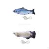 2 Pieces Electronic Fish and Dog Toy Flipping Moving Toys