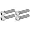 4Pcs Bike Handlebar Stem Bolts Screw Bicycle Titanium Alloy Stem Inner Hex Screws M7x25mmTitanium