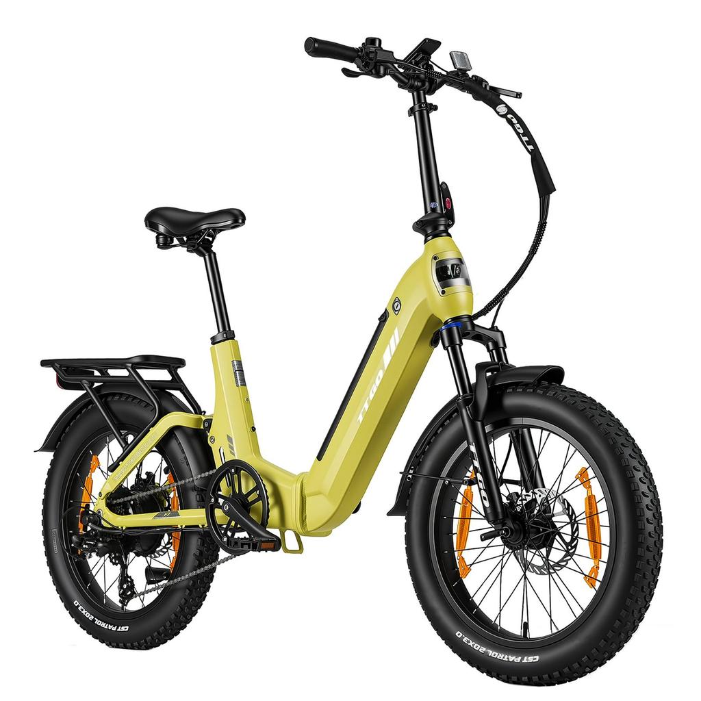 TTGO F7 Folding Electric Bike, 48V 15Ah Battery, Hydraulic Disc Brakes
