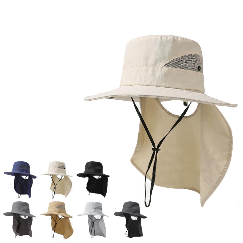 Outdoor Shawl Breathable Fisherman Hat Travel Camping Fishing Sun Hat