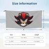 Shadow The Hedgehog Beach Towel Soft Microfiber Quick Dry Absorbent Quick Towels For Bath