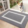 Olanly Indoor Door Mat Non-Slip Mat For Entryway Absorbent Resist Dirt Entrance Mat Washable Low-Profile Inside Floor Doormats