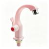 1 PC Creative Simple Plastic Steel Faucet Multi-Color Kitchen Bathroom Outdoor Garden Water-Saving Single Handle Tap