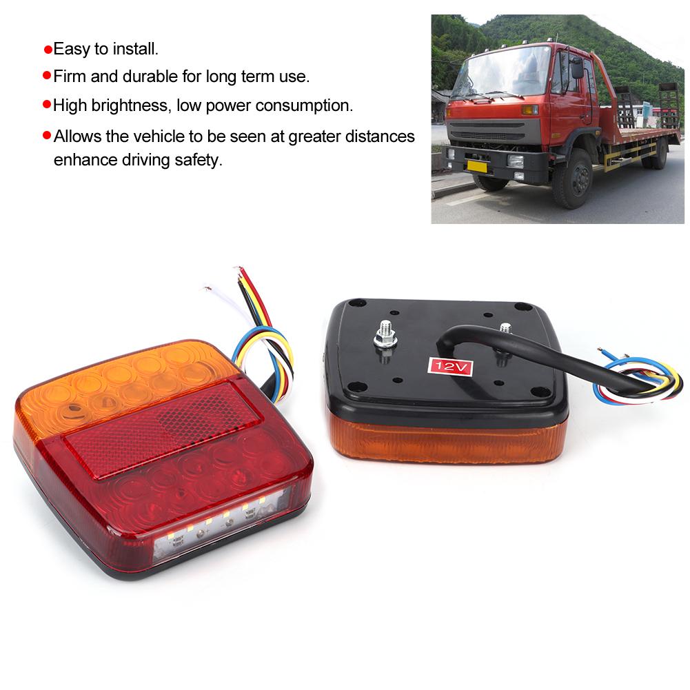 12V 26LED Light Lamp High Brightness Easy Installation Universal Accessory for Trailer