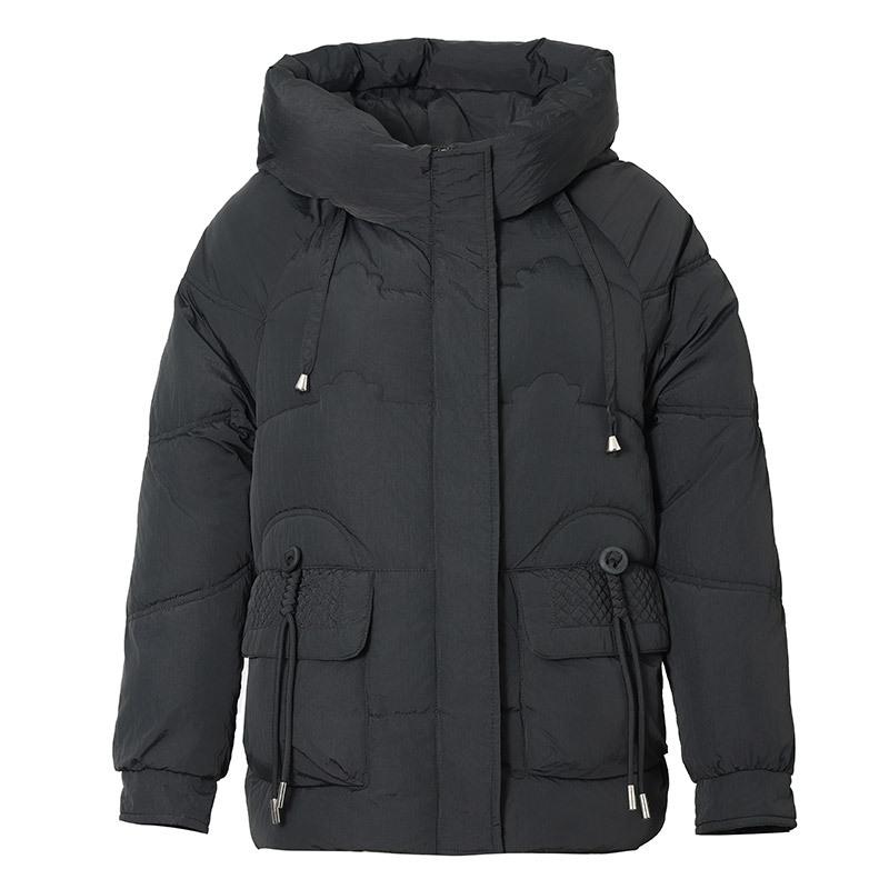 Winter fashion trend loose thickened hooded padded jacket women's short small warm padded jacket padded jacket