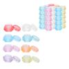 40Pcs Sample Containers 3ml 8 Different Colors Good Airtightness Exquisite Portable Makeup Container for Travel