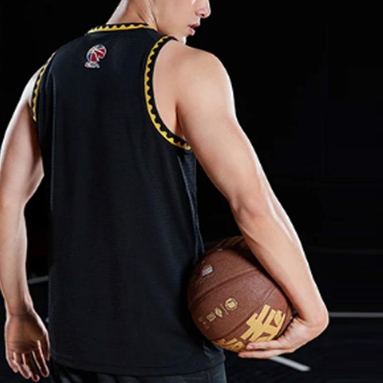 Li Ning CBA Alliance Basketball Jersey SW Fan Edition 2020-2021 Season Liaoning Team Away Version Men Jersey Black AAYQ393-2