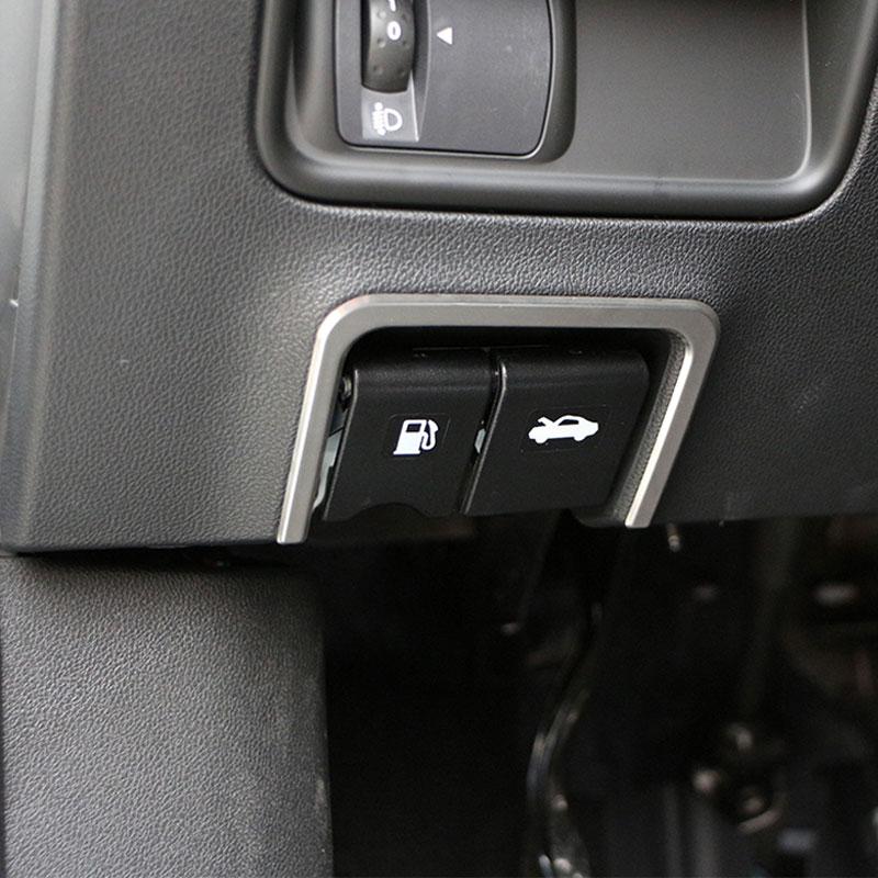 For Renault Koleos Samsung QM6 2016 - 2020 Car Styling Cover Fuel Tank Cap Oil Switch Trim Frame Moulding Part