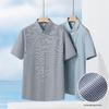 Herren Plus Size Kurzarm Business Casual Hemd mit Kragen
