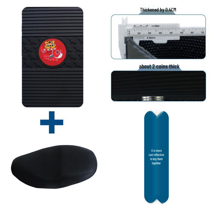 No. 9 FZ3 110 Electric Vehicle Waterproof Non-slip Rubber Foot Mat