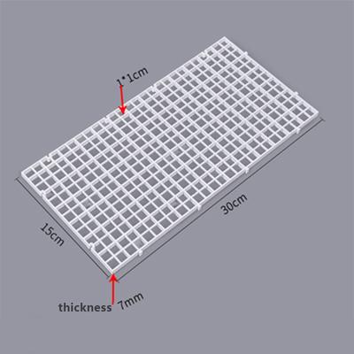 Aquarium Filter Bottom Isolation Pane Fish Durable Plastic Clapboard Mesh Fish Mesh Divider Net Fish Tank Divider Net