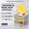 Kojic Acid & Kurkuma Exfoliërende Gezichtskatoenpads: Diepe Reiniging & Huid Oplichten