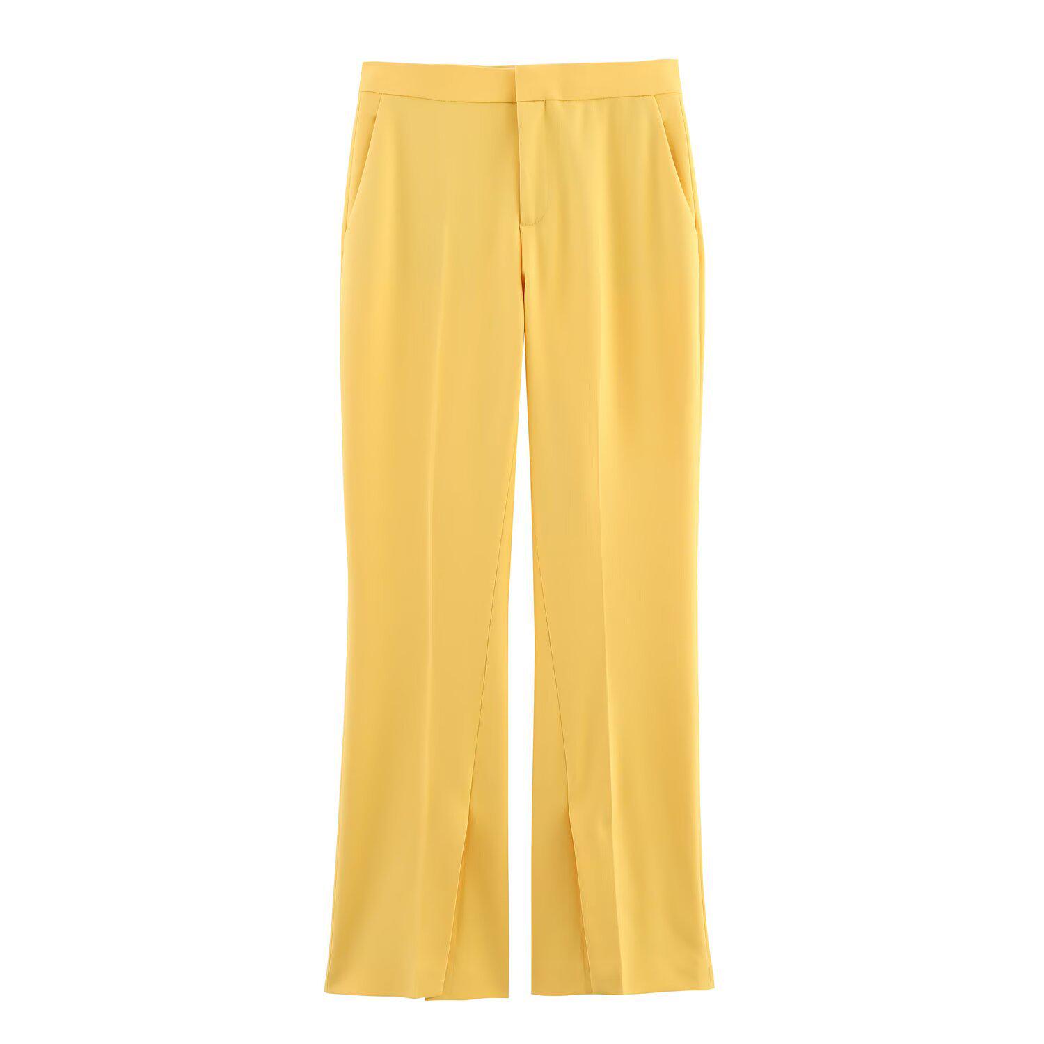 

Весна 2025 Женский европейско-американский пиджак прямого кроя и повседневные длинные брюки XS