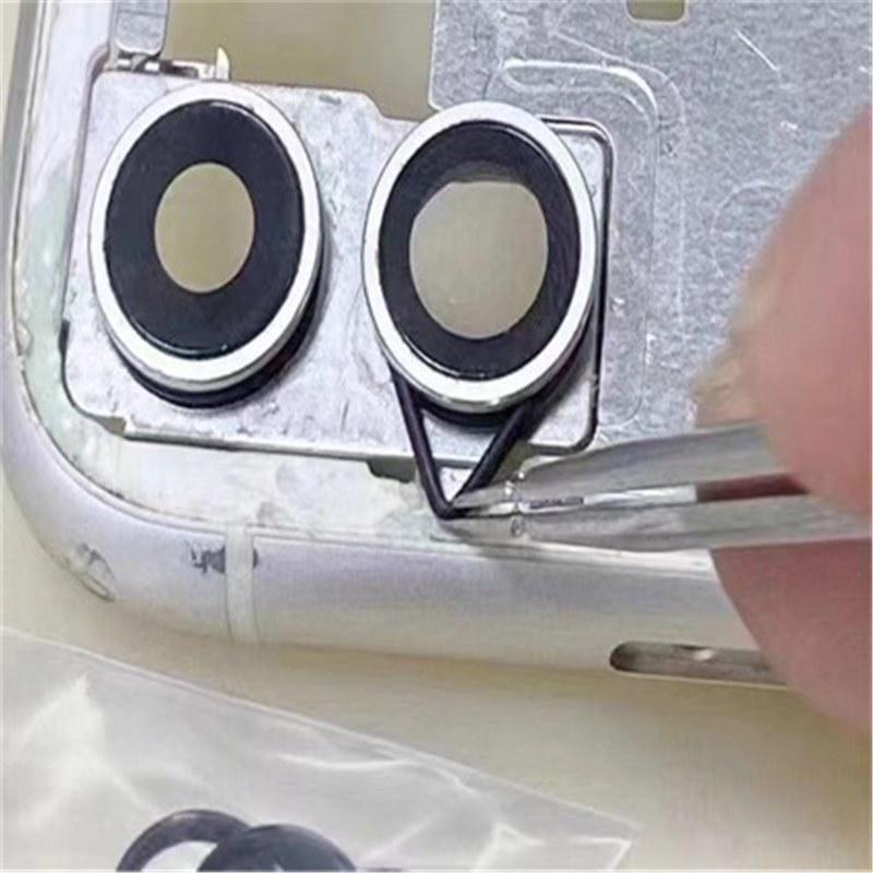 Apple Rear Camera Waterproof Adhesive Silicone Ring - Replacement for Large Hole Rear Case Glass