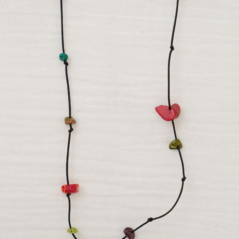 geegee gemmy string chocker necklace