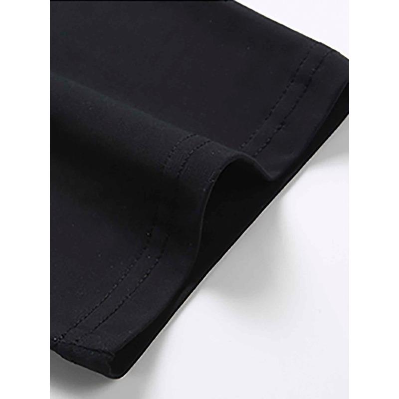 Europese maten Heren Print T-shirt - Vochtafvoerend Comfort, Ronde Hals Korte Mouw Casual Shirt, Machinewasbaar & Gouden Ontwerp