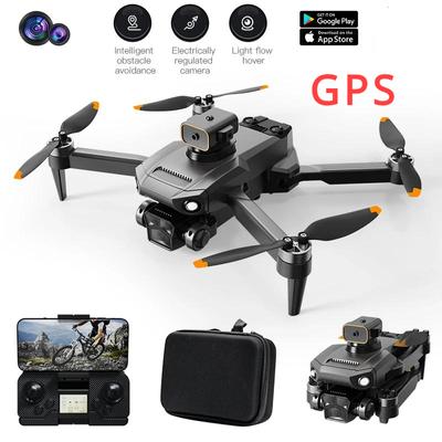 Uus P8 Pro 4K drooni takistuste vältimise ESC kolme HD-kaameraga harjadeta mootoriga GPS kokkupandav neljakopteri kingitus