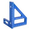3D Multi-Angle Miter Triangle Ruler,45/90 Degree Aluminum Woodworking Square Protractor,High Precision Layout Measuring Tool