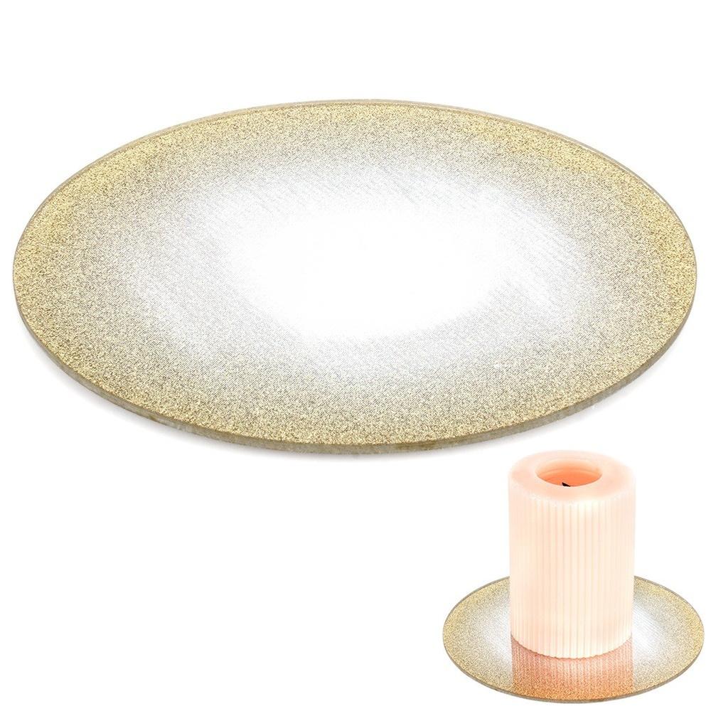 Gold Glass Stand for Decorative Candle Compositions Candlesticks