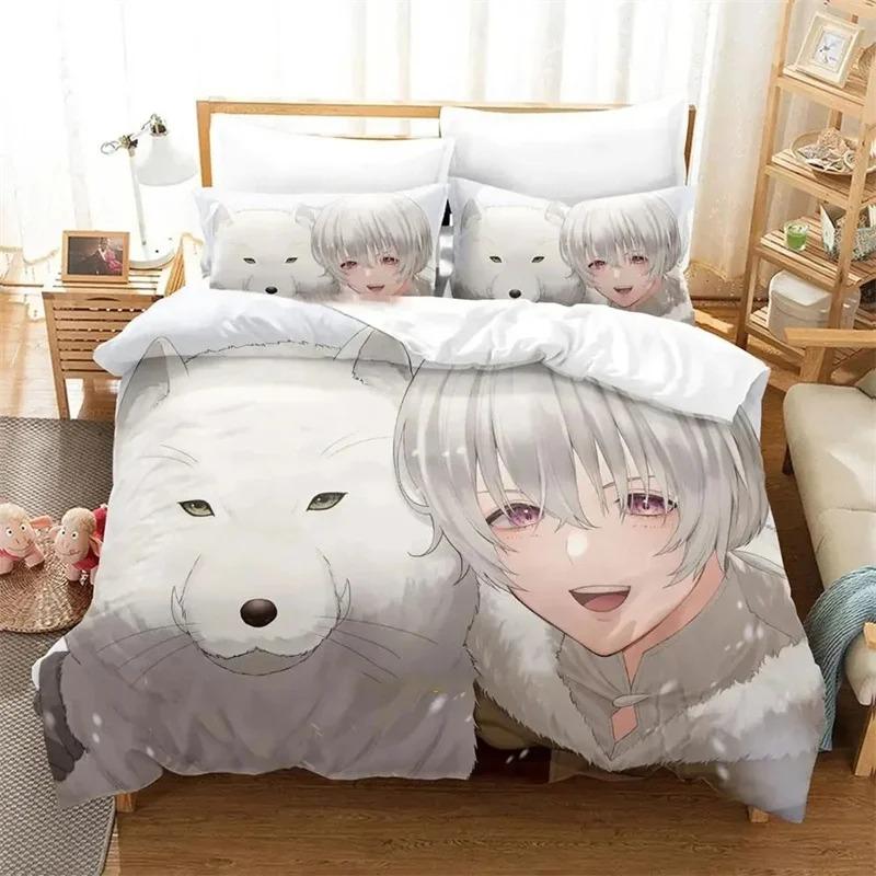 Anime To Your Eternity Bedding Set,Duvet Cover Comforter Bed Set Quilt Cover Pillowcase,King Queen Twin Size Boys Girls Adults