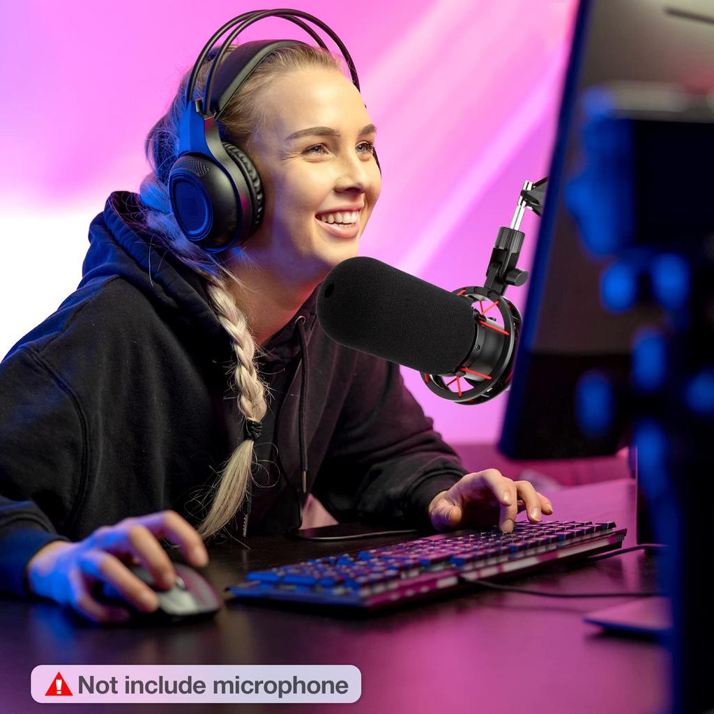 HyperX QuadCast Pop Filter Wind Screen Foam Microphone Noise Reduction Sound Quality Improvement