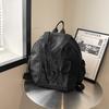 Stylish Large Capacity Nylon Backpack For Travel With Unique Design And Soft Structure