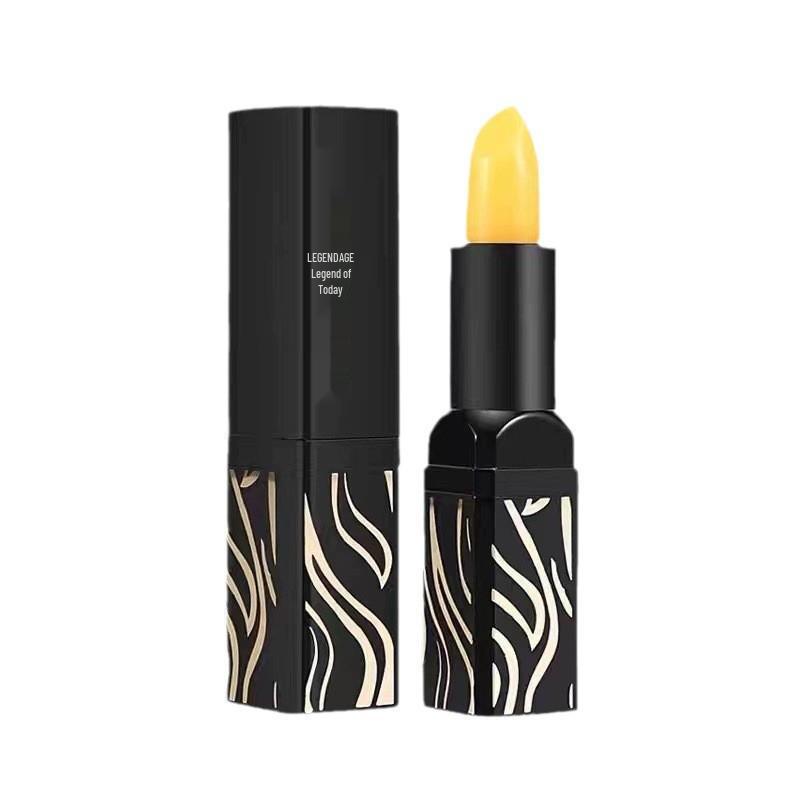 Jinsheng Lipstick Cambia Color Color Cereza Roja: Bálsamo Labial Hidratante, de Larga Duración