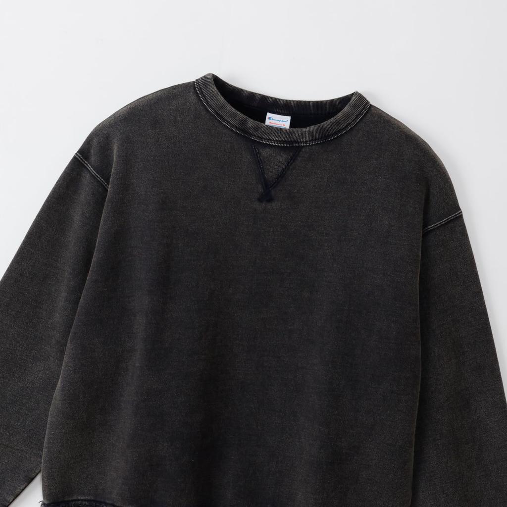 Champion Long Sleeve Brushed Relax Crew Neck Sweatshirt, 100% Cotton, USA, Lining, Fit, Sweatshirt, CW-C014-055-M