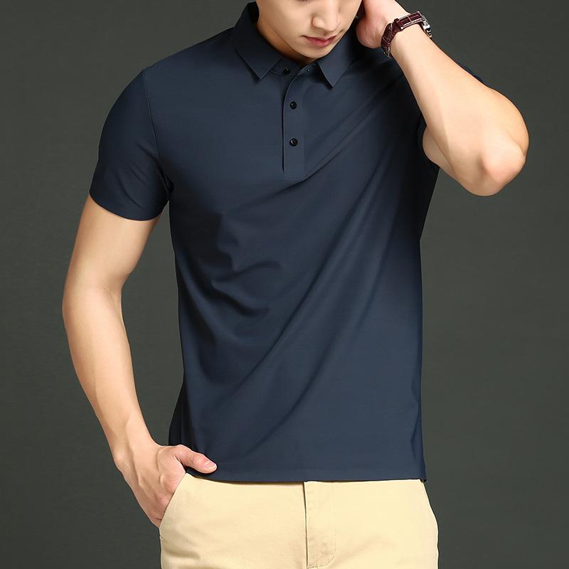 Men’s Summer Ice Silk Polo Shirt
