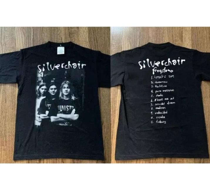 Silverchair Grunge Rock Music Band 90s Concert Tour Graphic T- Shirt