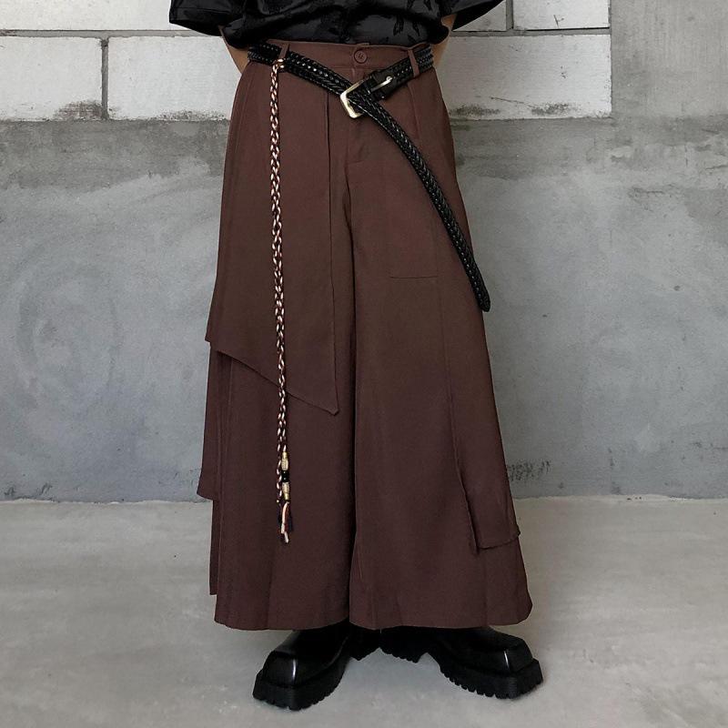 Yamamoto-Stil Lagenrock-Hose: Unisex Retro-Design mit chinesischem Flair