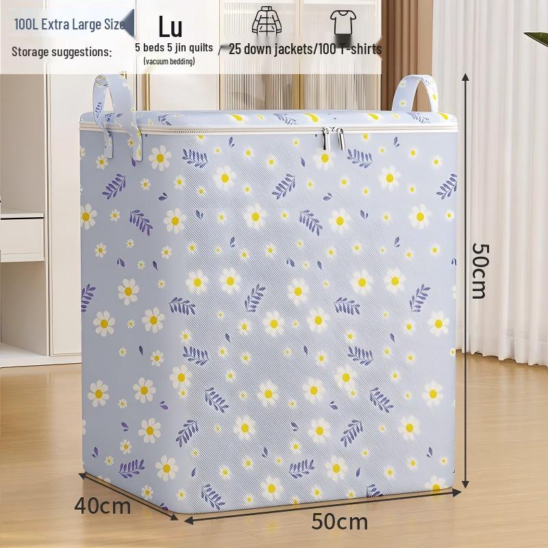 Large Capacity Foldable Dustproof Quilt and Clothes Storage Bag