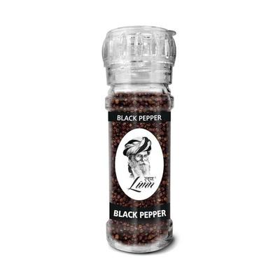 LUNN Mix Peppercorn Seasoning (Kali Mirch) 50Gm | with Grinders | Specially for Gourmet Food Preparation | Rich In Mineral