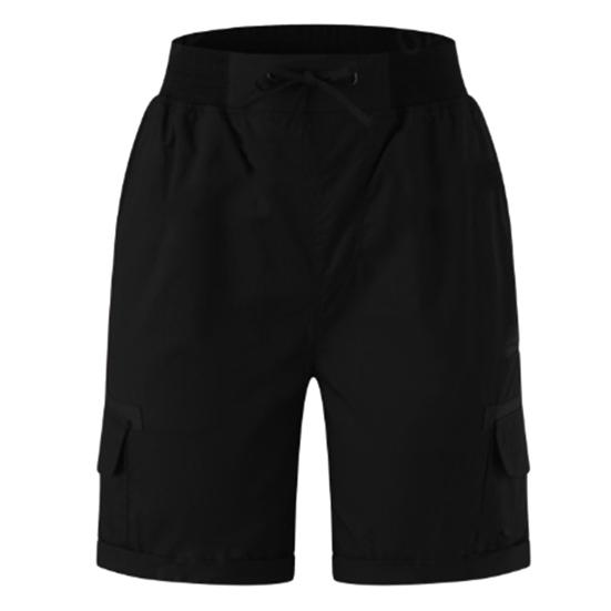 Women Shorts High Waist Adjustable Drawstring Cargo Shorts with Pockets Solid Color Summer Casual Shorts Daily Wear