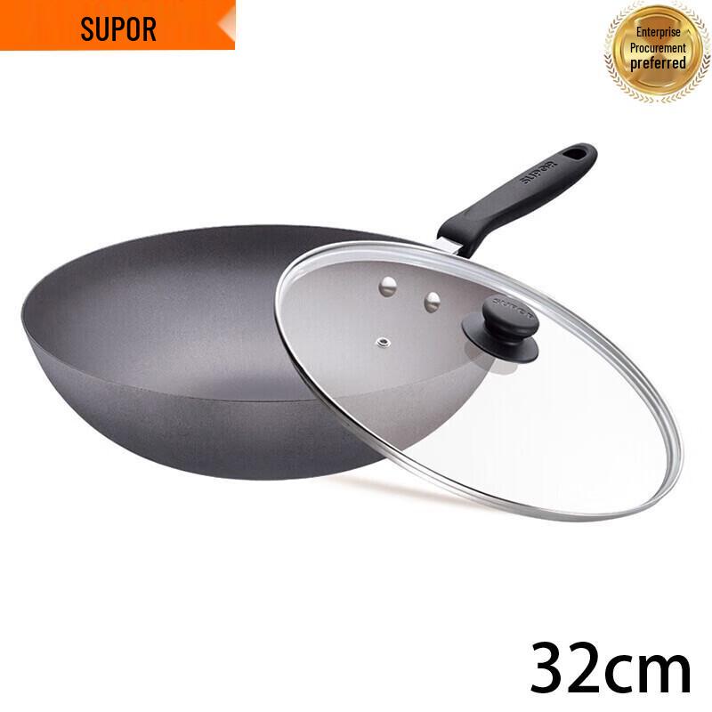 SUPOR Cast Iron Wok 32cm