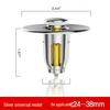 Universal Anti-Clog Push-Type Wash Basin Drain Filter and Deodorizing Stopper