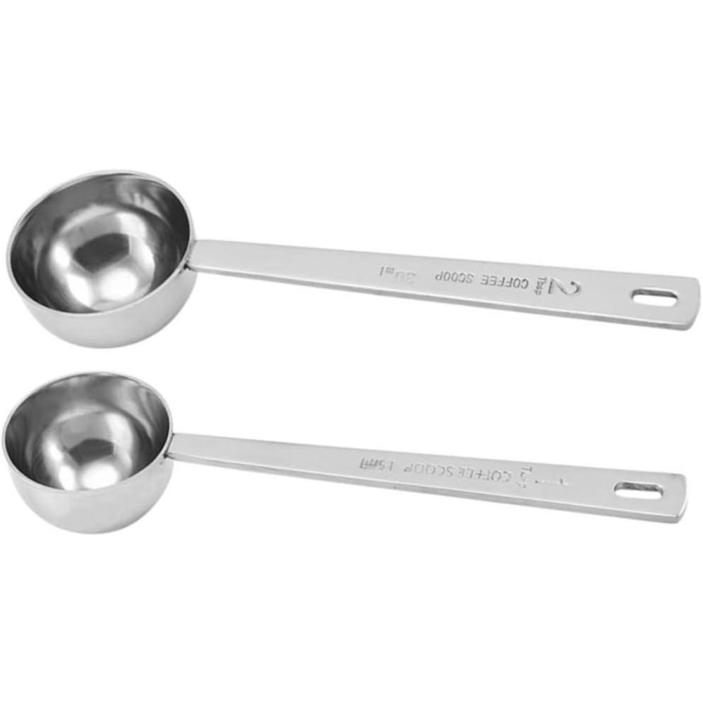 Coffee Scoop Stainless Steel Measuring Spoon Tablespoon Coffee Spoons for Coffee Milk Fruit Powder Kitchen Utensils