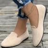 Fashion Fashionable breathable flat shoes for women with soft soles pointed tips casual simple comfortable flat bottomed boat shoes
