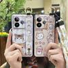 Kickstand Anti-dust Phone Case For Realme GT7 Pro Soft case Cute Silicone Protective Cartoon Fashion Design Ring Lanyard