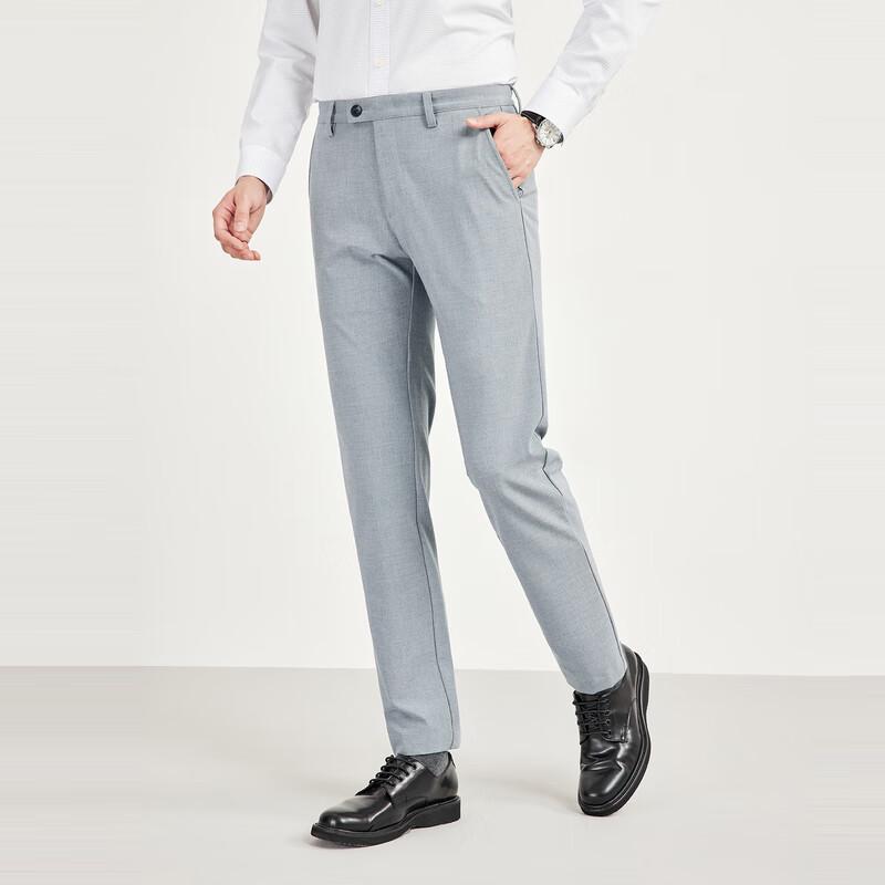 SEPTWOLVES Men's TR Wool Blend Casual Pants