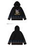 2025 Unisex Cat Embroidery Knit Hoodie - Autumn Loose Fit