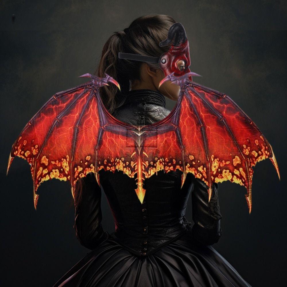 Vliesstoff Halloween Drachenflügel Gummiband Cosplay Flügel Kostüm Erwachsener
