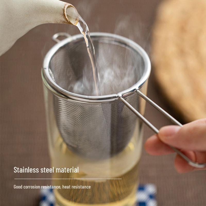 Stainless Steel Fine Mesh Tea and Coffee Infuser with Handle