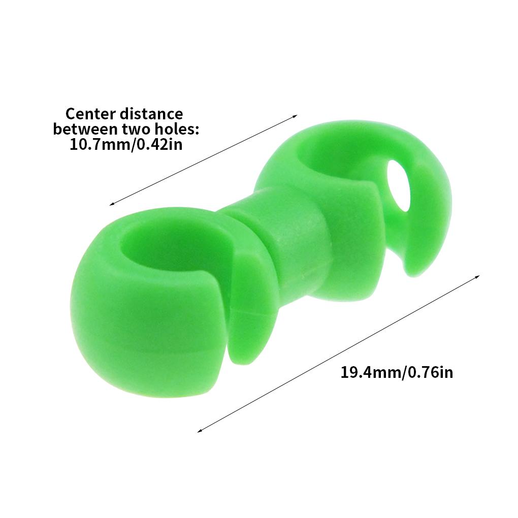 10PCS Bicycle Brake Line Cable Housing Clips S Style Buckle Hose