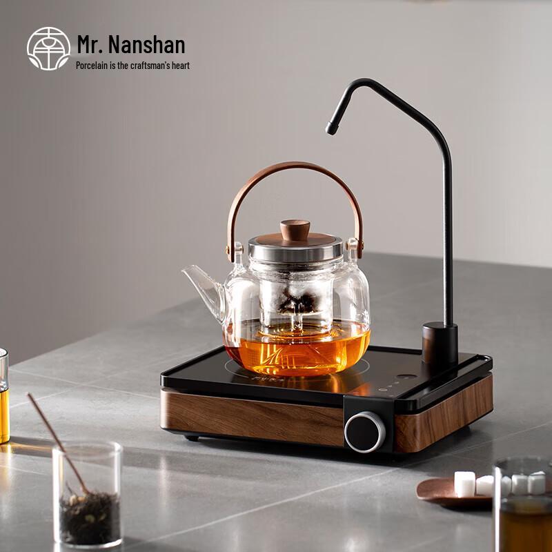 Heat-Resistant Glass Tea Kettle with Auto Water Supply