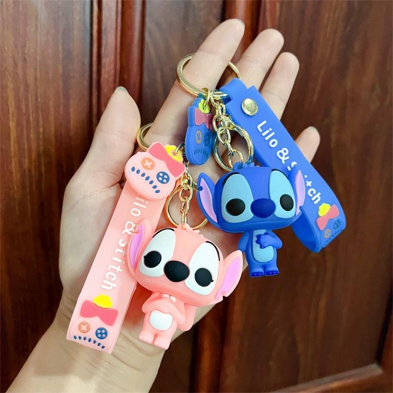 Cute Silicone Doll Keychain For Car And Bag Decoration