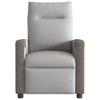 Electric Recliner Chair Cloud Gray Fabric