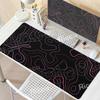 HD printing Mouse Pad Gaming Black Contour Line Large Mousepad XXL Playmat Soft Carpet Laptop Mouse Mats xmm Desk Mat Rug