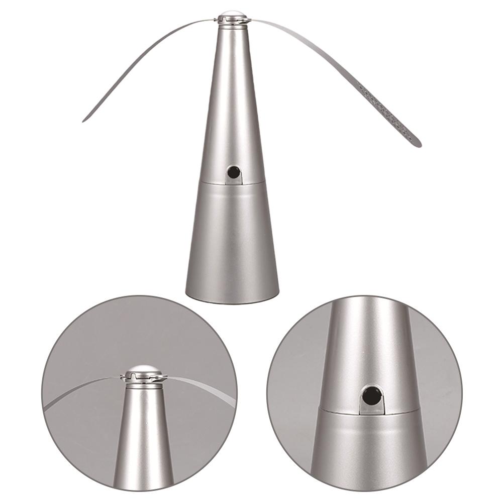 Automatic Soft Mosquito & Fly Repellent Fan 360° Rotating Portable Battery Powered for Outdoor Family Picnics